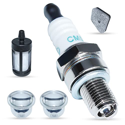 Air Fuel Filter Spark Plug 2Pc Primer Bulb For Stihl Fs90 Fs90R Fs100Rx Fs110R Fs130R Hl90 100 Km100 Km130 Trimmer 4180-120-1800 #TOP6