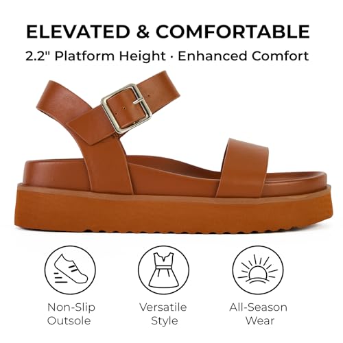 Yavero Women's Platform Sandals Comfortable Open Toe Summer Wedge Sandals by Yavero - Used condition - Image 4