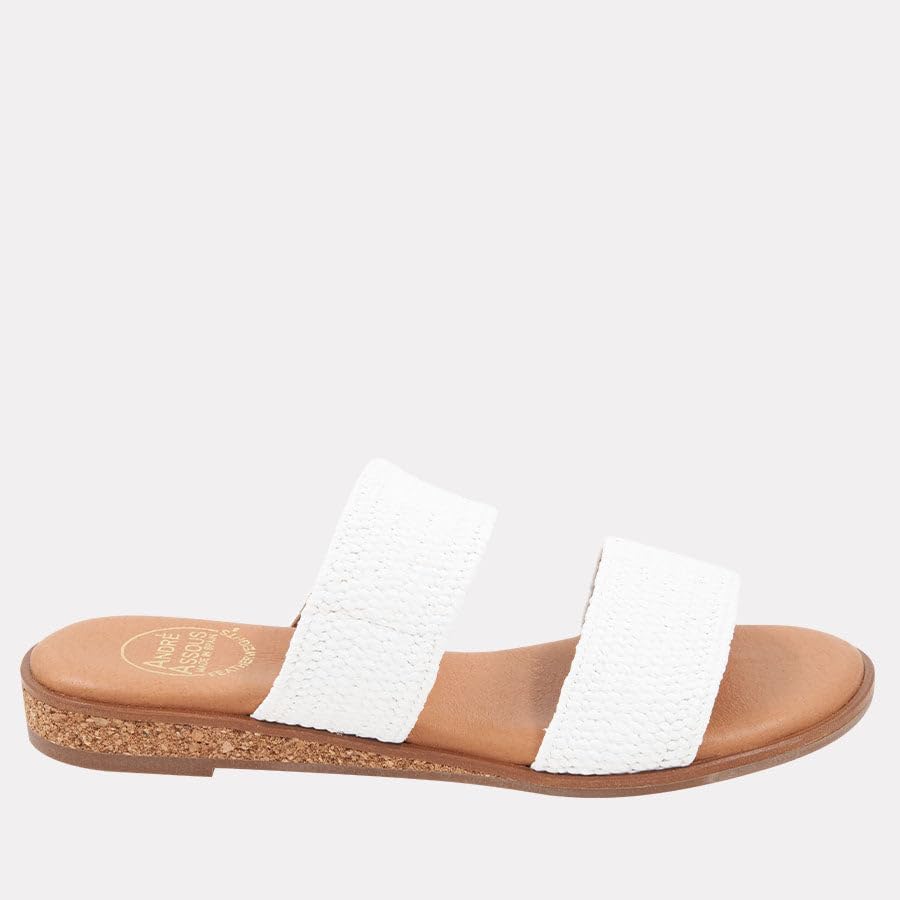 Andre Assous Women's Galia Featherweight Trendy Durable Leather Luxury Sandal Wedge2