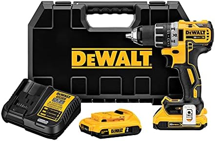 DEWALT 20V MAX Cordless Drill / Driver Kit, Brushless, 1/2-Inch (DCD791D2)