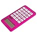 JAM PAPER Desktop Calculator - 10 Digit LCD Display - 3 3/4 x 6 3/4 Inches - Fuchsia Pink - Bulk 10/Pack