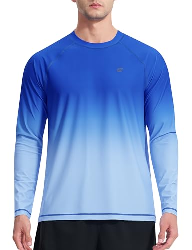 メンズ 長袖 ラッシュガード 速乾 スイムシャツ UPF 50+ UV 日焼け防止 Tシャツ サーフィントップの商品画像（Amazon）