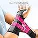 FREETOO Carpal Tunnel Wrist Brace Night Support Fit Right Hand for Work, Pain Relief Wrist Splint for Tendonitis, Sprain, Strain, Rigid Hand Brace for Arthritis for Women and Men (S/M, Black/Pink)