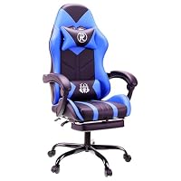 play haha Gaming Chair with Footrest & Lumbar Support,Reclining Swivel Chair,Ergonomic Gaming Chair for Adults, High-Back Racing Style,Adjustable Height with Headrest Pillow