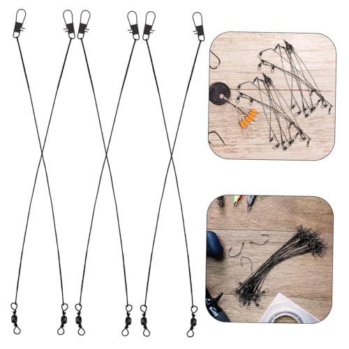 KICHOUSE 50pcs Essential Fishing Leaders Wire miniatura 7