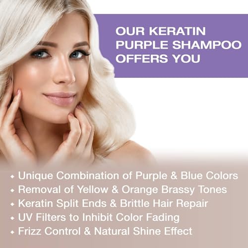 Silbershampoo von Vitamins Hair Cosmetics für blondes Haar