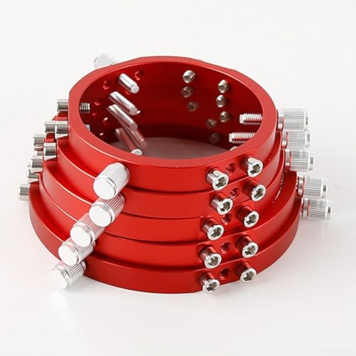 Bague de fixation à trois points en aluminium pour télescopes astronomiques avec vis anti-rayures et compatibilité avec les accessoires (110 mm)