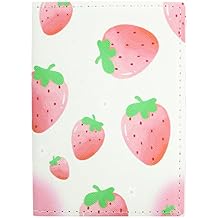 Cute Girls Strawberry Passport Cover Women Passport Horder PU Leather Travel Passport Book Holder For Woman Strawberry A