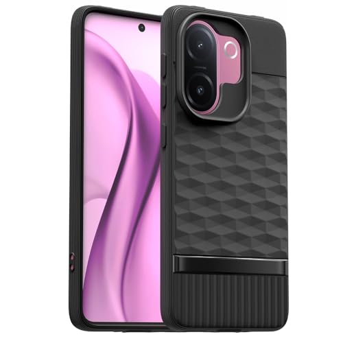 Image of Shockproof Case for Vivo V60e 5G | Full Camera Protection | TPU Flexible Back Cover for Vivo V60e 5G (Matte Black)