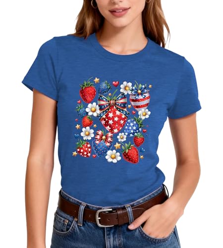 Image of 4th of July Floral American Flag Tank Top for Women Patriotic Sleeveless Apparel