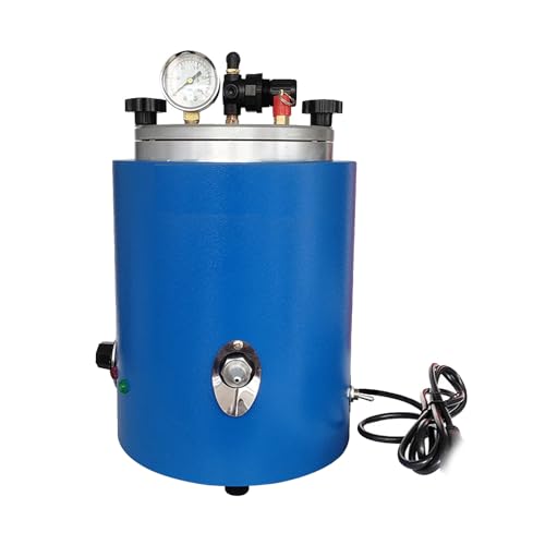 VNATWGOO Round Wax Injector, 350W Wax Casting Machine, 2L Wax Melting Furnace, Jewelry Casting Tools, 30?-110? Temperature Adjustable,110V