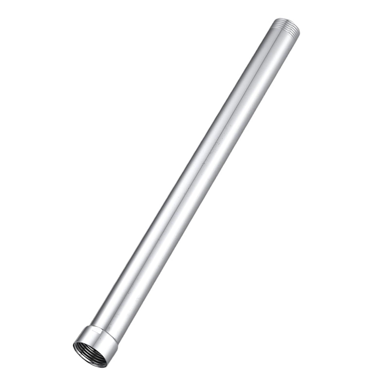 Hzbb Silver Round Shower Head Extension Rod Shower Extender Stainless Steels Extension Pipe Bathroom Accessories Enduring Extend Pipe Extend Tube Bathroom Accessories