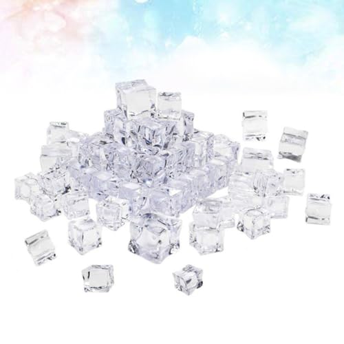 Cubitos de hielo artificiales para evitar charcos de agua en decoración de eventos y jarrones 6