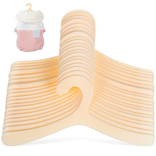 POPETPOP Pet Apparel Hangers for Small Pets Dog Clothes Hanging Racks Cat Clothes Organizers Lightweight Durable 7.48X2.75 Inch for Drying and Storage