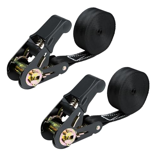 Hbxdeco 2PCS 1 Inch Endless Ratchet Straps, 13 Ft Heavy Duty Tie Down Straps, 1763 lb Weight Capacity, Car Cargo Strap, Cargo Ratchet Strap for Motorcycle, Truck, Trailer, Kayaks, Car Roof