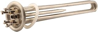 6000W Water Boiler Electric Heat Tube Three Groups Cover Heater Pipe Two Probe Heating Element Electrical Part Tubular Element