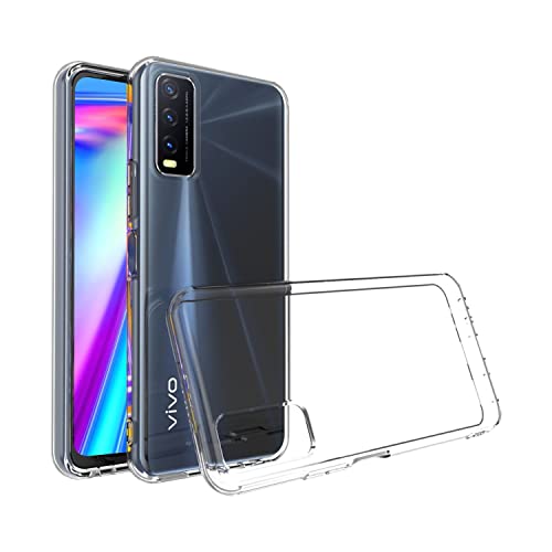 Image of Case Creation New Realme 7 Premium Imported 0.3mm Crystal Clear Totu Silicone Transparent Flexible Soft Corner Protection with TPU Slim Back Case Color Variation Cover for Oppo Realme 7
