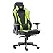 LC Power LC-GC-701BG - Sedia da gioco, colore: nero/verde