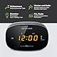 Muse M-150-CR Uhren-Radio | (FM-Radio, LED-Display,) | mit Radio am Morgen aufwachen | Zwei Alarme, Schlummerfunktion, Dimmer