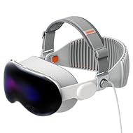 Distribuye uniformemente el peso de los Apple Vision Pro, evitando molestias y presión en la cabeza. Con correa de nailon resistente y acolchado para un ajuste ceñido y una comodidad duradera Hebilla para ajustar fácilmente la longitud, lo que permit...