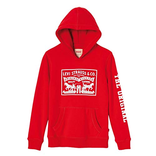 Preisvergleich Produktbild Levi Kapuzenpullover Kinder Rot N15147, Rot 16 Jahre