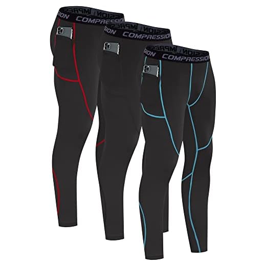 Milin Naco Men's Compression Pants Compression Leggings Sports Compression Pants & Tights Running Tights Ski Base Layer