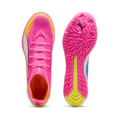 PUMA Ultra 6 Match TT Poison Pink-PUMA White, Bottines Basses Mixte Adulte, Poison Pink Puma White Sun Stream Bright Aqua Puma Black, 43 EU