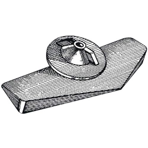 Anode hors-bord OSCULATI pour moteurs de 8 à 15 HP en aluminium