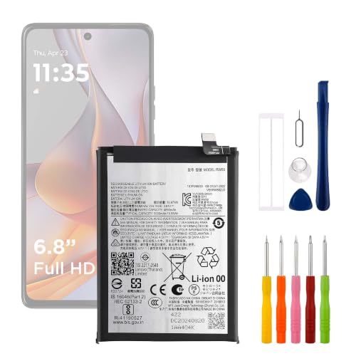 Image of LNANMUXI RW50 Replacement Battery Compatible with Moto G75 5G XT2437‑2 / Moto G Power 2025 XT2515‑2 / XT2515‑3 / XT2515V with Repair Tools