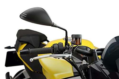 Rétroviseurs à Tige moto Puig 3575N miroir convexe noir homologué