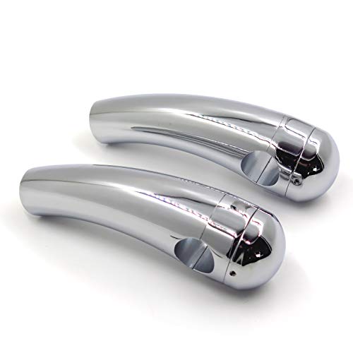 Httmt Mt030-002-1''-Cd Custom Chrome 1 Inch Handlebar 4.5 Inches Risers Handlebar Risers Compatible With Harley Davidson Yamaha Suzuki Kawasaki #TOP2