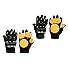 Lljsszr Longboard Skate Gloves for Enhanced Protection, Four Slider