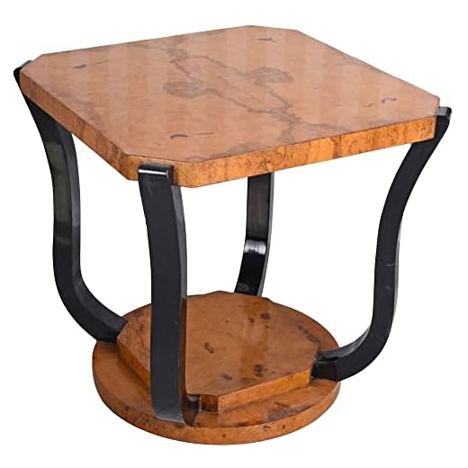 Art Deco bord, vardagsrumsbord, rotträ, soffbord, bygghus, soffbord, cat021, Palazzo, exklusiv