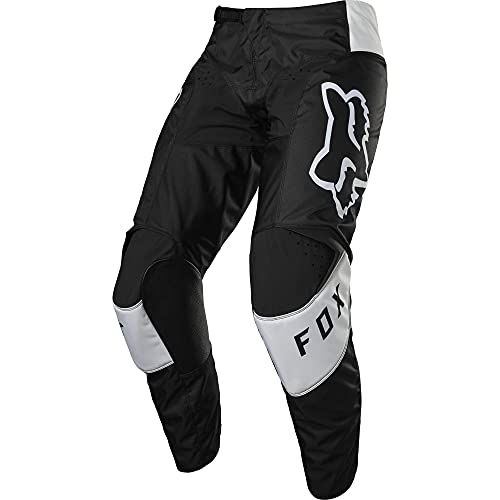 Fox Racing Calça masculina 180 LUX Motocross, preto/branco, 44