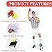 Nogeqi Soccer Referee Cards with Record Paper, 3 Pack Wear-Resistant Red and Yellow Card for Soccer Volleyball Baseball, Ideal for All Levels of Play & Training
