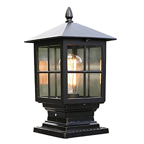 Lampadaires en verre clair et colonnes de prestige pour allée de propriété