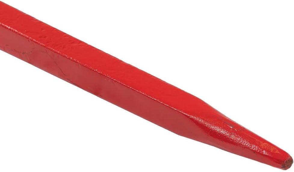Mytee Products 49" Hay Bale Spear with 17" Stabilizer Attachment (Pair) - Quick Attach Bale Forks Attachment for Tractors, Skid Steer, Loaders & Telehandlers, Cranes