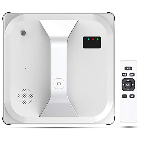 YIHAO Window Cleaner Robot, Vacuum Robot for Indoor/Outdoor Glass Cleaning, Big Window Cleaning, Smart Robotic Window Cleaner with Remote Control Cover