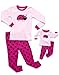 Leveret Ladybug Matching Doll & Girl 2 Piece Pajama Set 100% Cotton (8 Years)