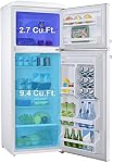 Galanz GLR12TWEEFR Retro Top Mount Refrigerator, 12.0 Cu Ft, White