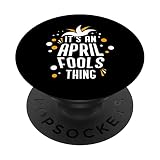 C'est Un Poisson D'avril Humour Dictons Sarcastique Joke PopSockets PopGrip Interchangeable