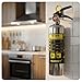 Ougist class K fire extinguisher, 40 fl oz Wet Chemical, Quick-Pull Handle, kitchen fire extinguisher for Grease Fires, built for daily peace of mind