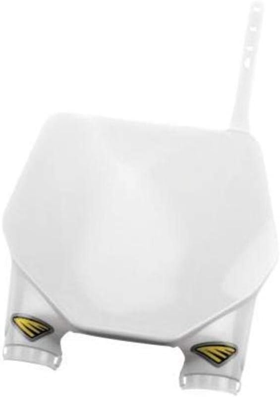 Cycra 1CYC-1207-42 White Plastic Motorcycle Stadium Front Number Plate