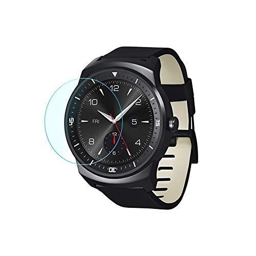 YANSHG® pour LG G Watch R Montre en Verre trempé Protecteur d'écran, Anti-Rayures Ultra Clear 9H Protecteur de Verre trempé