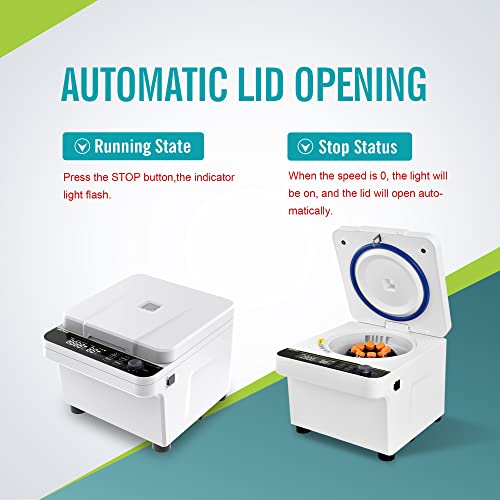 Lachoi Lab Benchtop Centrifuge 8X15Ml 100-5000Rpm Max 2795Xg Rcf Lcd Prp Centrifuge Machine Timer 10S～99Min59S Lab Digital Benchtop Centrifuge Machine For Laboratory University #TOP3