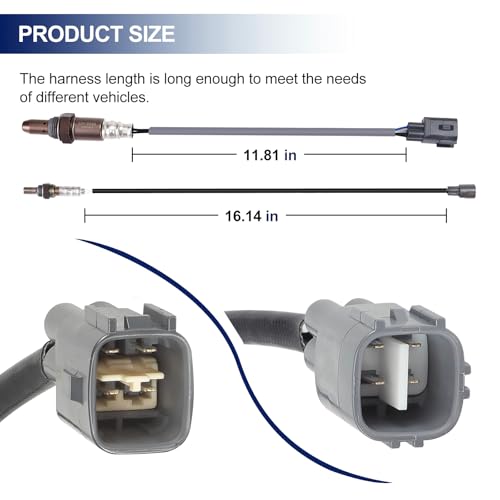 Sensor de oxígeno para Toyota y Lexus 2005-2014 2 piezas miniatura 5