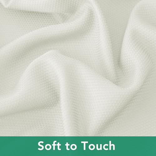 Biscaynebay Textured Fabric Tablecloths 60x84 Inches Rectangular, Ivory Water Resistant Tablecloths for Dining, Kitchen, Wedding, Parties etc. Machine Washable by Biscaynebay - Image 8