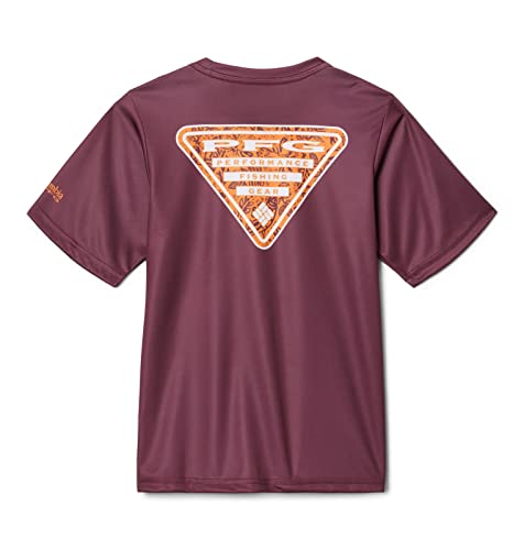 Image of Columbia Kids' Collegiate Terminal Tackle Short Sleeve Shirt