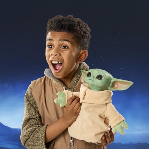 Star Wars Grogu Ton Petit Compagnon, animatronique, Figurine Interactive de 25 cm, Jouets The Mandalorian & Grogu pour Enfants, dès 4 Ans