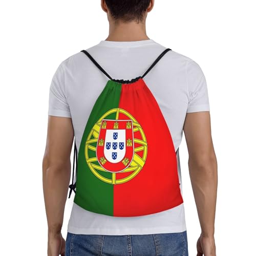 Portugal Portuguese Flag Drawstring Backpack Unisex Draw String Bags Backpack2